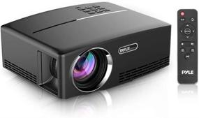 img 4 attached to 🎥 Pyle Digital Multimedia Home Theater Projector - HD 1080p Portable Data System Projection with LED, USB, HDMI - Experience Full Cinema Movie in Laptop - Perfect for Entertainment, Video, Photo & Gaming