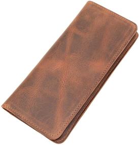 img 3 attached to 👜 Handmade Leather Accessories for Men's Wallets, Card Cases & Money Organizers with Hide Drink Warranty