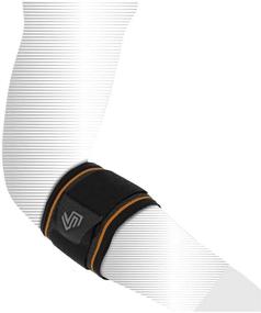 img 1 attached to 🏋️ Enhanced Performance with Shock Doctor Compression Knit Elbow Sleeve featuring Gel Support and Strap