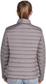 img 3 attached to KIRAKIRABOOM Lightweight Stand Up Jackets Center Front Women's Clothing in Coats, Jackets & Vests