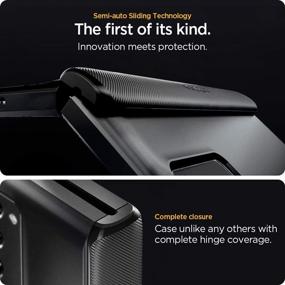 img 1 attached to 📱 Spigen Slim Armor Pro for Samsung Galaxy Z Fold 2 (2020) - Black