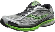 👟 saucony men's omni running shoes in silver логотип