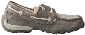 img 3 attached to 🐆 Distressed Leopard Girls' Twisted Driving Moccasins Shoes