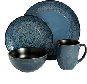 img 3 attached to Gibson Elite Milanto Dinnerware Set: A Sophisticated and Elegant Tabletop Must-Have