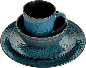 img 2 attached to Gibson Elite Milanto Dinnerware Set: A Sophisticated and Elegant Tabletop Must-Have