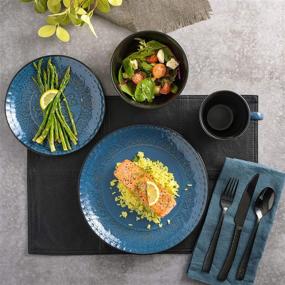 img 1 attached to Gibson Elite Milanto Dinnerware Set: A Sophisticated and Elegant Tabletop Must-Have