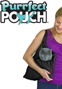 img 4 attached to PURRFECT POUCH: The Original Cat Carrier Sling & Grooming Sack - As Seen on TV - Set of 2