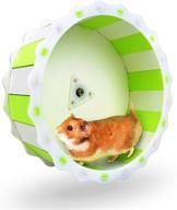🐹 silent spinner wheel by meric for dwarf hamsters and mice - space-saving, low maintenance, easy installation, provides silent and comfortable exercise, ensures restful nights logo