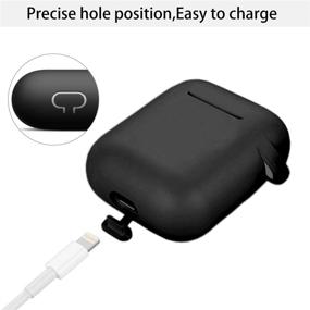 img 1 attached to Compatible With AirPods Case Cover Silicone Protective Skin For Airpods Case 2&Amp