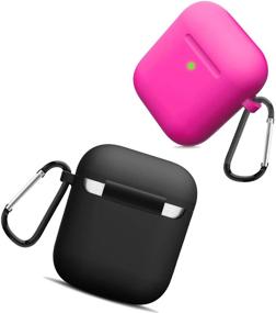 img 3 attached to Compatible With AirPods Case Cover Silicone Protective Skin For Airpods Case 2&Amp