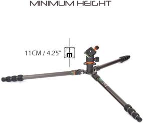 img 1 attached to 📷 3 Legged Thing Punks Billy Lightweight Tripod: Your Ultimate General Use Tripod with Multi-Tool (Billy Anarchy Edition)