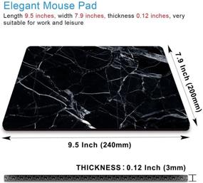 img 3 attached to IMAYONDIA Rectangle Mouse Pad Marble