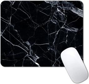 img 4 attached to IMAYONDIA Rectangle Mouse Pad Marble