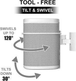 img 3 attached to Adjustable Mutil Degree Swivel Adjustments Bracket Home Audio