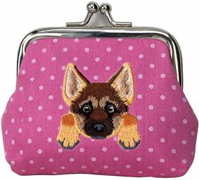 img 1 attached to Authentic GERMAN SHEPHERD Embroidered Buckle Wallet for Boys' Accessories - Superior Style and Functionality