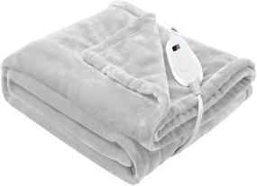 img 4 attached to Blanket Electric Heating Settings Washable