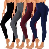 👖 high waisted tummy control leggings for women - buttery soft, non see-through yoga pants for workout, running - perfect gift idea logo