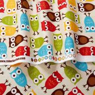 🦉 bermuda owls: urban zoologie quilting fabric - yardage logo