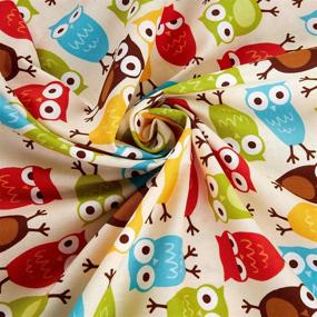 img 1 attached to 🦉 Bermuda Owls: Urban Zoologie Quilting Fabric - Yardage