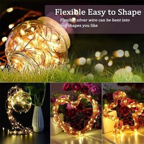 img 1 attached to 🔆 SUPBEC 6 Pcs Battery Operated Fairy String Lights: Brighten Your Space with 10ft/3m 30 Mini LED Bulbs, Ideal for Gifts, Weddings, Parties, Bedrooms, and Christmas Décor - Warm White