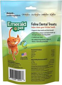 img 3 attached to 🐟 Emerald Pet Feline Dental Crunchy Natural Grain-Free Cat Treats - Made in USA with Tuna for Optimal Oral Health