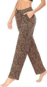 img 1 attached to 🐆 Ladies Leopard Cheetah Pajama Set by Hotouch: Stylish Women's Clothing for Lingerie, Sleep & Lounge