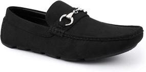 img 4 attached to Jetrano Aviation Men's Slippers Moccasins Loafers Slip-Ons