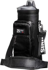 img 4 attached to 🥤 25oz Insulated Water Bottle Holder: UNIS Drink Pouch Bag Carrier Sling with Adjustable Strap and Storage Pocket