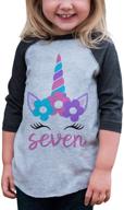 🦄 unicorn girls' clothing - ate apparel's 7th birthday celebration logo