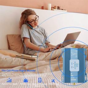 img 3 attached to 📶 Усилитель сигнала сотового телефона AT&T: Усилитель сигнала 4G LTE 5G для T-Mobile, Cricket, US Cellular - Диапазон 12/17 - Усиление сигнала ATT с помощью ретранслятора, расширитель для улучшения вызова/передачи данных.