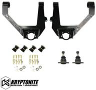 🔧 heavy duty upper control arm kit kruca13 - compatible with 2014-2018 chevrolet silverado & gmc sierra 1500 2wd/4wd trucks (for factory aluminum or stamped steel control arms only!) logo