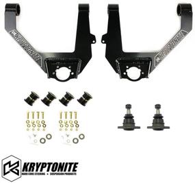 img 3 attached to 🔧 Heavy Duty Upper Control Arm Kit KRUCA13 - Compatible with 2014-2018 Chevrolet Silverado & GMC Sierra 1500 2WD/4WD Trucks (For Factory Aluminum or Stamped Steel Control Arms Only!)