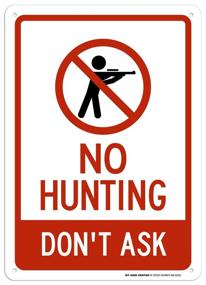 img 4 attached to Hunting Dont Ask Sign Weatherproof