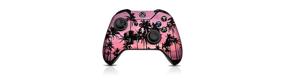 img 1 attached to Xbox One Officially Licensed Controller Gear Skin - Palm Trees Pink - Enhance Your Controller's Style