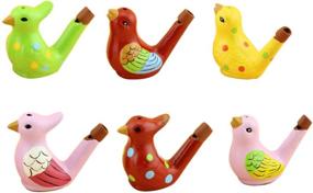 img 4 attached to STOBOK Ceramic Whistles Creative Shaped