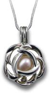 pearlina cultured oyster necklace for girls - stainless steel jewelry logo