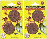 🐠 tetra 77151 tetraweekend tropical slow-release 5-day feeder, 4 count - convenient and stress-free feeding solution for your tropical fish logo