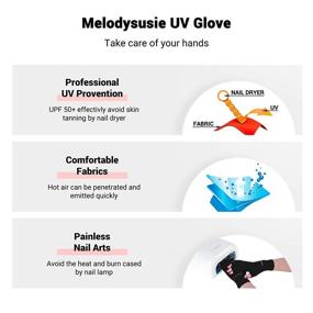 img 1 attached to MelodySusie UV Shield Glove Manicures