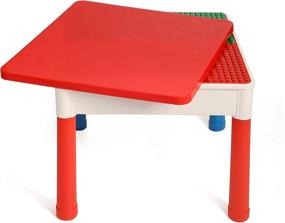 img 2 attached to 3 in 1 Smart Activity Table and Chair Set - Craft, Construct, and Play with Building Blocks - Includes Storage Area