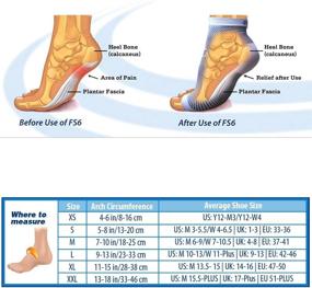 img 2 attached to OrthoSleeve FS6 Foot Bracing: Effective Treatment for Plantar 🦶 Fasciitis, Achilles Tendonitis & Heel Pain - Soft, Moisture-Wicking Fabric