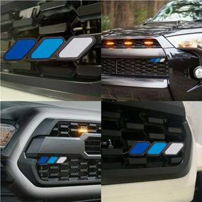 img 2 attached to Sdautous Tri Color Grille 4Runner Highlander Exterior Accessories