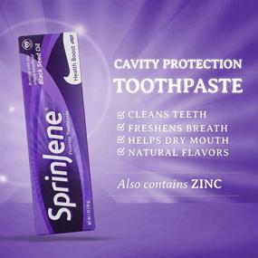 img 3 attached to SprinJene Health Boost 2-Pack: Fluoride Toothpaste for Dry Mouth, Vegan Formula 🦷 with Zinc and Black Seed Oil for Optimal Oral Hygiene and Sensitive Teeth