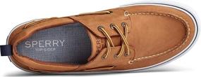 img 2 attached to Sperry Bahama 3 Eye Leather Black Men's Shoes: Sleek Loafers & Slip-Ons for Effortless Style