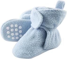 img 4 attached to 👶 Luvable Friends Cozy Fleece Booties for Unisex Babies