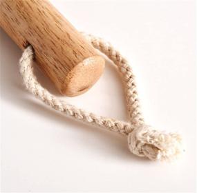 img 1 attached to 2 Pack Toilet Brush Set: Natural Coconut Fibre Bowl Cleaning Brushes with Wood Handle for Bathroom Toilet