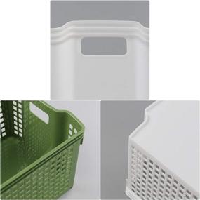 img 2 attached to Ponpong Plastic Stacking Storage Baskets Storage & Organization