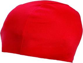 img 1 attached to 🏊 Stretchy Spandex Swim Cap for Long Hair - Comfortable Fit for Kids and Adults