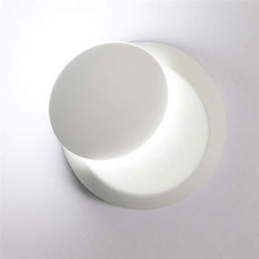 img 2 attached to 🔆 Uonlytech LED Wall Lights: Modern, 360 Degree Rotatable Metal Wall Light for Living Room, Bedroom, and More (White)