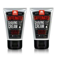 🪒 pacific shaving company caffeinated shaving cream: reduce redness with safe, natural ingredients | soothes skin, 3.4 oz (2 pack) logo