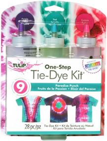 img 4 attached to 🌷 Tulip One-Step Tie-Dye Kit: Premium Supplies for Easy Techniques & Fabric Designs in Paradise Punch - 3 Color Kit
